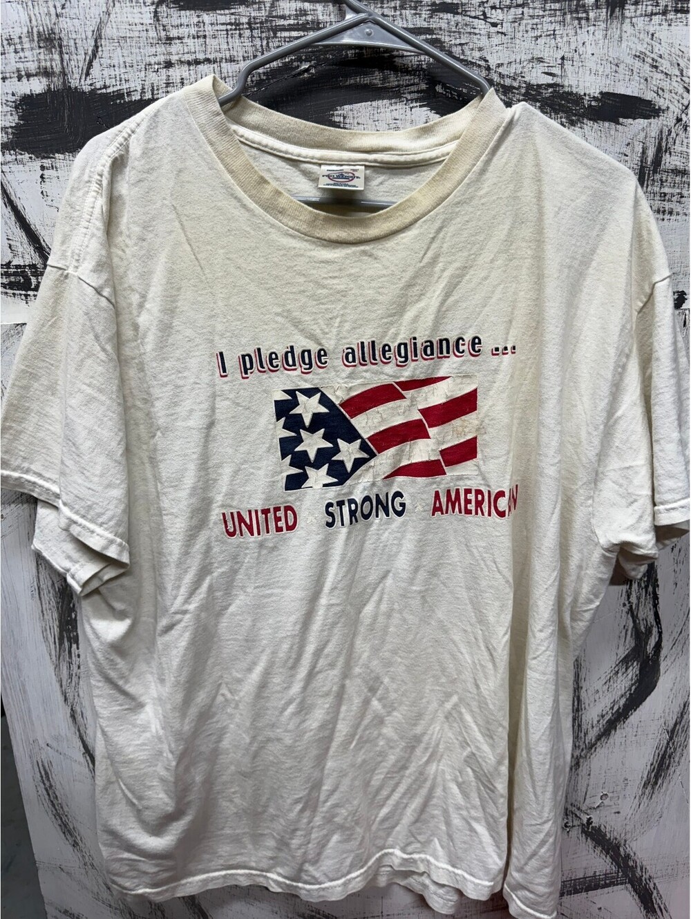 vintage i pledge allegiance united strong america shirt